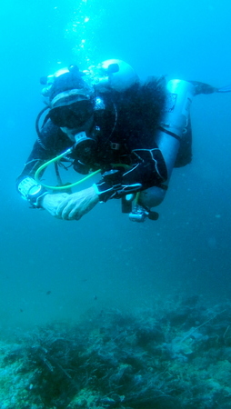 Tech dive Bohol | technical diving in Bohol Philippines | diver on deco