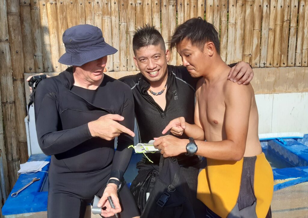 Dive rates frontier tech divers panglao bohol