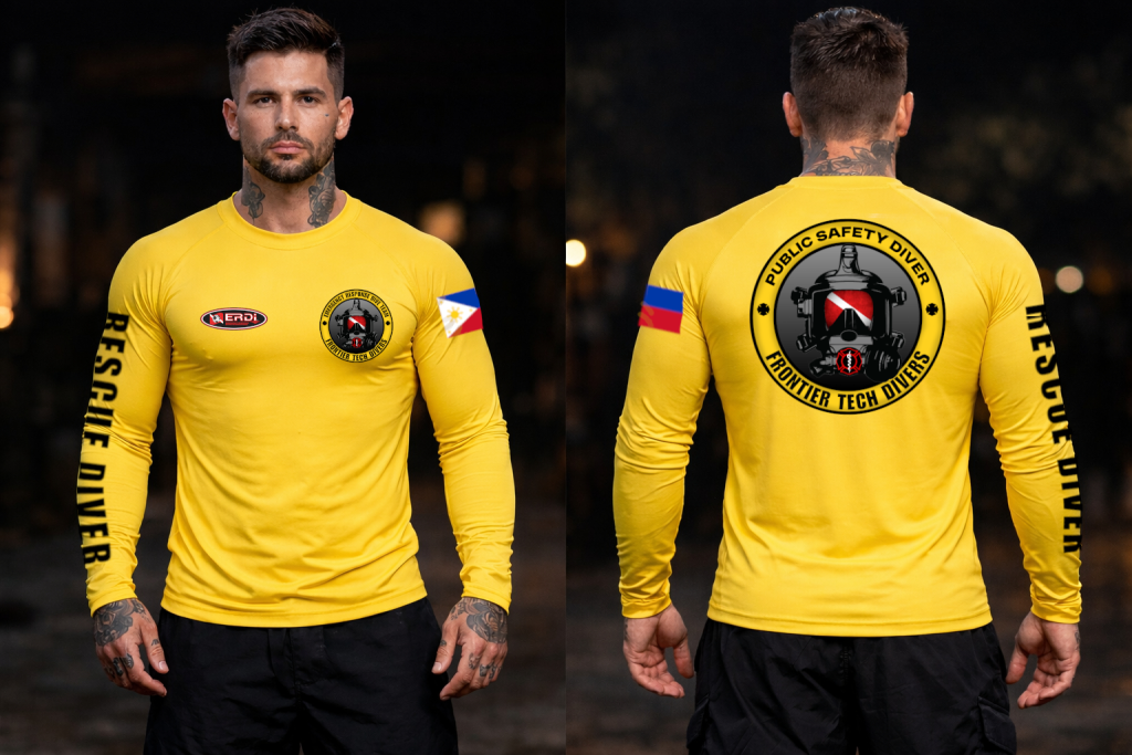 Public safety diver rashguard